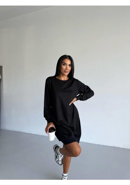 Kadın Siyah 2 Iplik Elbise