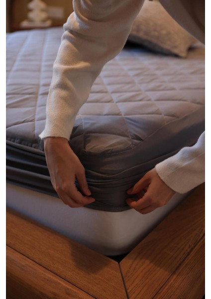 Protective Micro Kapitone Su Sıvı Geçirmez Yatak Koruyucu Alez Çarşaf indirimleri