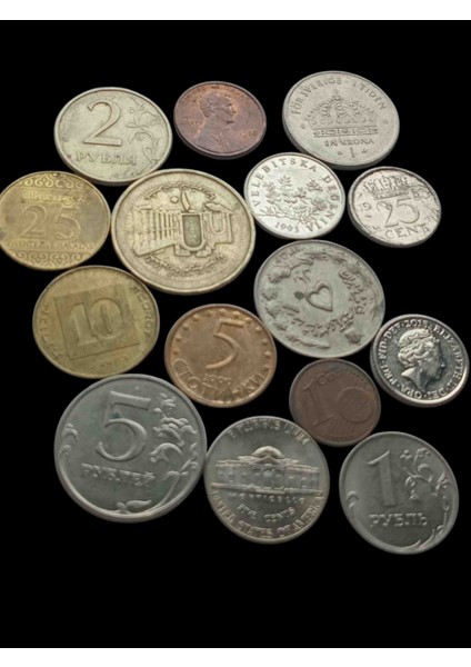 Koleksiyon 156 / Yabancı Madeni Koleksiyon Para Set Hobi Hediye Antika Darpane