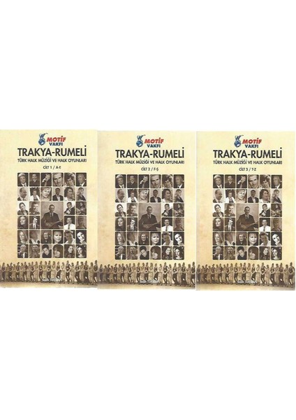 Trakya-Rumeli Türk Halk Müziği ve Halk Oyunları Cilt: 1 -2- 3 [takım-Cd'li]