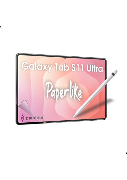 Galaxy Tab S11 Ultra Paper Like Ekran Koruyucu Kağıt Hissi Ekran Koruyucu Kağıt Hisli SM-X930 14.6"