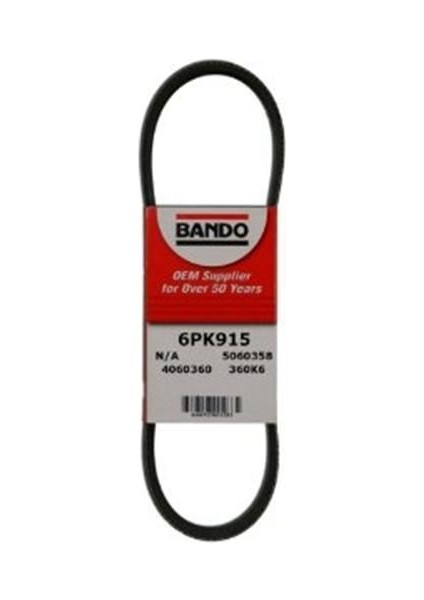 6PK0915 - Alternatör Kanallı V Kayışı Peugeot Boxer-Cıtroen Jumper-Fıat Ducato 2.5d Escort V-Accord-Aurıs