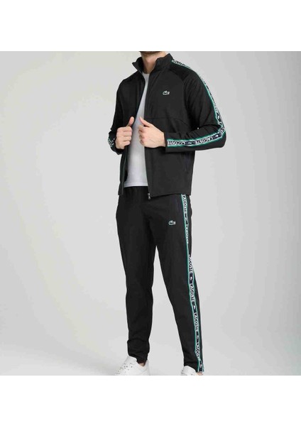 Şeritli Siyah Slim Fit Esofman Takımı indirimleri