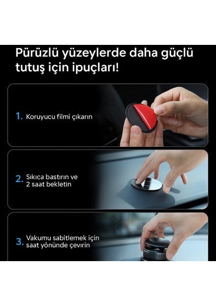 360° Dönen Vantuz Telefon Tutucu Araç/cam/fayans/masa Uyumlu