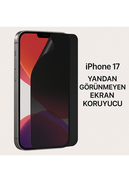 Lensun Nano Mat Hayalet (Yandan Görünmeyen) Ekran Koruma – iPhone 17