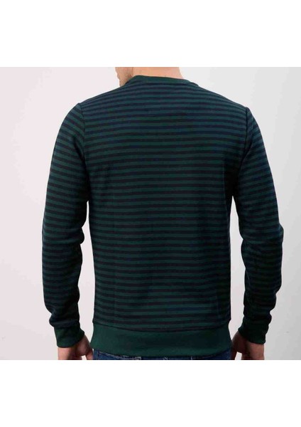 Bisiklet Yaka Nefti Çizgili Regular Fıt indirimleri