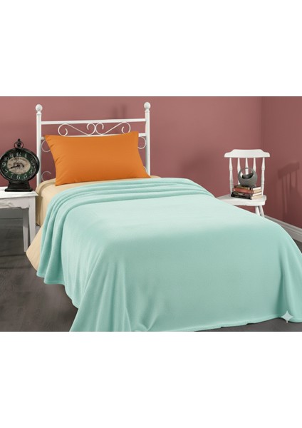 Tek Kişilik Tv Battaniye Yumuşak Peluş Wellsoft Mavi