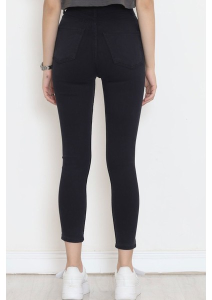 Dar Paça Kot Pantolon Lacivert2