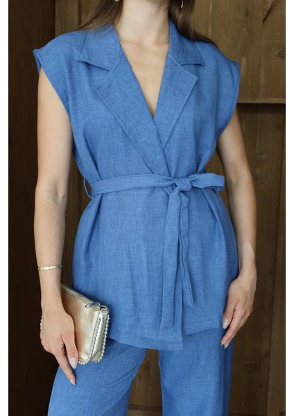 Keten Yelek Pantolon Takım modelleri