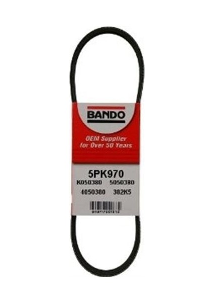 5PK0970 - 970 K 5 Kanallı Kayış Dkş Slx Hidr.direk-Albea-Tmpr-Tıpı-Uno 1.6 16V Klimalı-Corolla 1.3-1.6 83-98