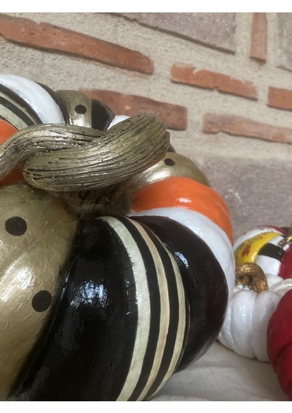 Balkabağı (Kabak) Büyük Dekoratif Bahçe Dekor Ürünü Desenli Mackenzie fırsatları