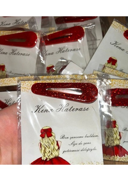 Kırmızı Toka Simli, Kına Düğün Nişan Söz Mevlüt 10 Adet