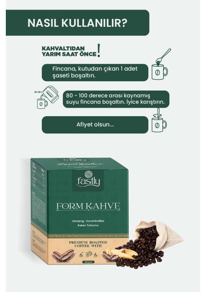 Form Kahve - 300 Gram 30 Şase fiyatları