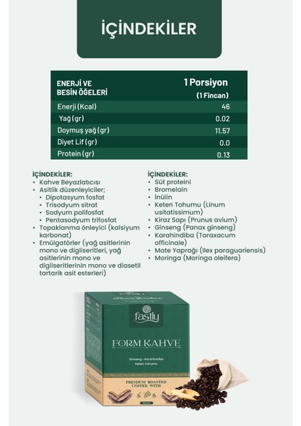 Form Kahve - 300 Gram 30 Şase fırsatları