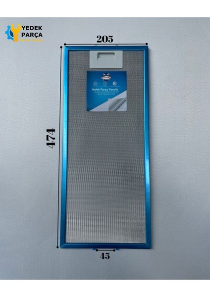 Sunny Uyumlu SN8ASPINX01 Sny 581 Inox Aspiratör Yağ Filtre