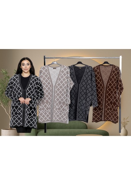 Kışlık Kadın Ceket - Diz Boy ,sakal Iplik, Iki Cepli, Günlük ve Ofis Kombinlerine Uygun indirimleri