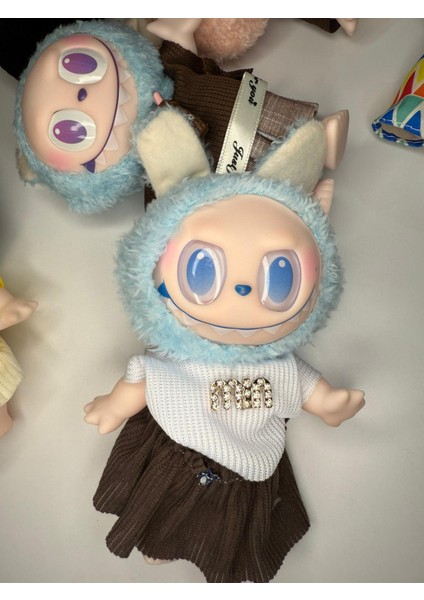 Labubu Have A Seat Exciting Macaron The Monsters, Biginto Energy Labubu Karma