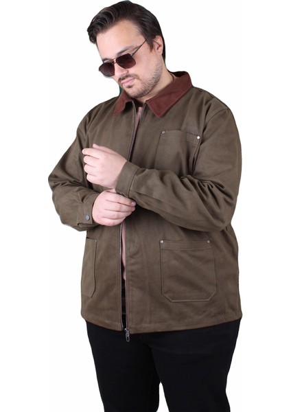 Mocgrande Büyük Beden Gabardin Mont Estilismo 25900 Hakı fırsatları