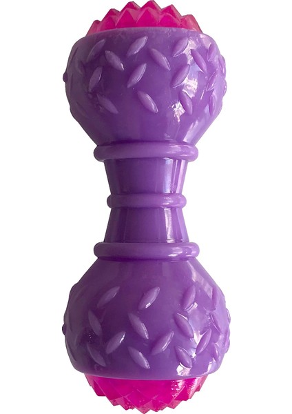 Playfull Aktivite Sesli ve Işıklı Köpek Oyuncak Dumbel 5X15 cm Mor modelleri