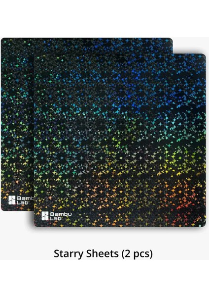 Efektli Tabla Sticker - Yıldızlı - X1/p1/a1 Serisi