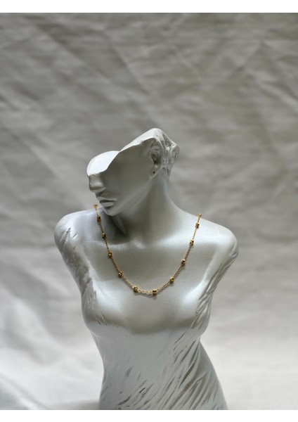 2.86 gr (Gram) Dorikalı Kolye 14 Ayar Altın 45 cm