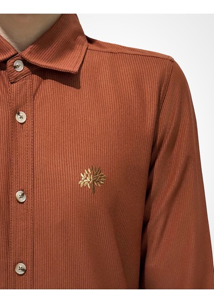 Kadife Örme Gömlek Nakışlı modelleri