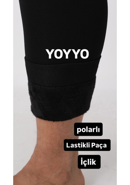 Içi Tamamen Peluşlu Içlik, Paça Kısmı Lastikli Polarlı, Erkek Peluş, Polar Tayt fırsatları