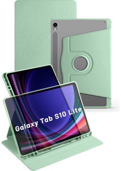 Samsung Galaxy Tab S10 Lite Uyumlu Yatay ve Dikey Standlı Kalem Bölmeli Termik Kılıf