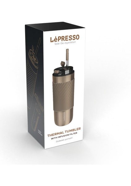 520ML Thermal Mug Demleme Süzgeçli Paslanmaz Çelik 8/10 Saat Sıcak Soğuk