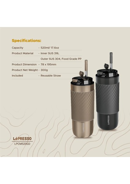 520ML Thermal Mug Demleme Süzgeçli Paslanmaz Çelik 8/10 Saat Sıcak Soğuk fırsatları