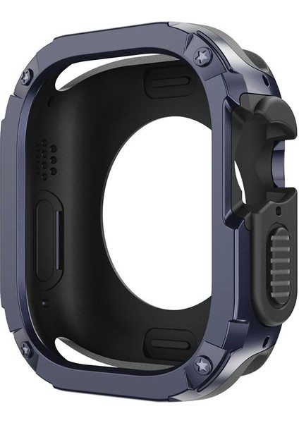 Apple Watch Se 3 44MM Uyumlu Armor Çift Katmanlı Kasa Koruyucu Zırhlı Görünüm Kasa