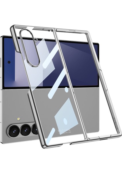 Galaxy Z Fold 7 Kılıf Zore Full Camlı Kıpta Kapak - Gri-Yeşil fiyatları