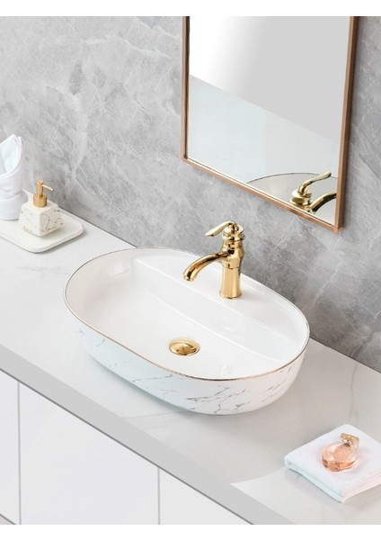 Tezgah Üstü Seramik Çanak Lavabo Banyo Lavabosu fiyatları