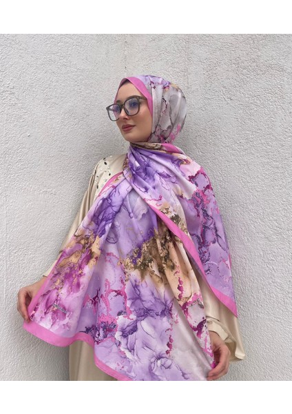 Yeni Sezon Lotus Desen Soft Pamuk Rahat ve Zarif Şal