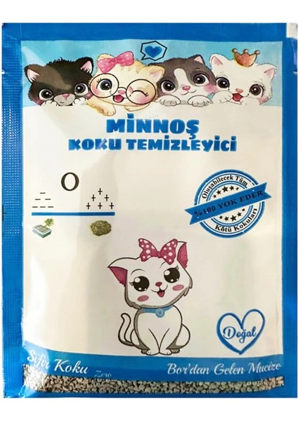 Minnoş Kedi Kumu Koku Temizleyici 25 gr Sıfır Koku fiyatları