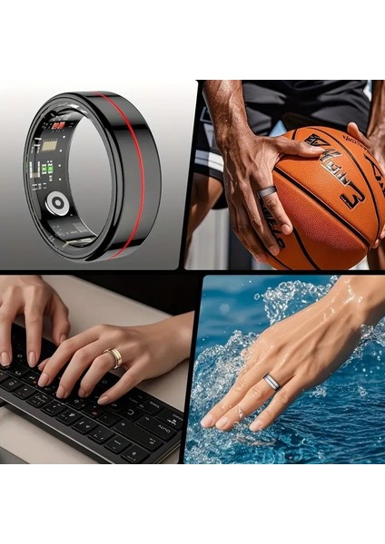 Gençlik Akıllı Yüzük 5ATM Yüksek Kalite Dokunmatik Ekran Iş Spor 12