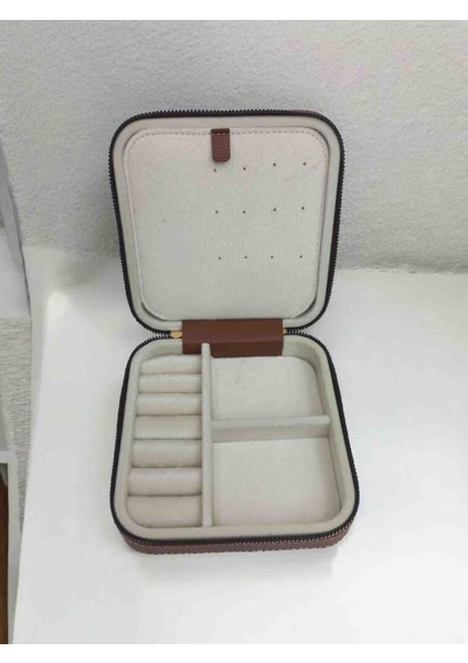 Takı Kutusu Taşınabilir Organizer | Seyahat Için Uygun | 15X15 cm fiyatları