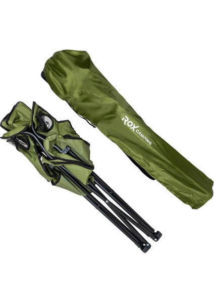 Rox Campıng Katlanır Kamp Sandalyesi - Yeşil
