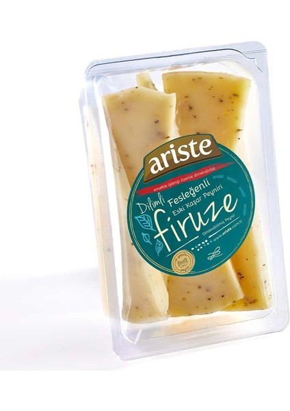 Keyif Serisi – Firuze Fesleğenli Eski Kaşar Peyniri 200 gr – Dinlendirilmiş