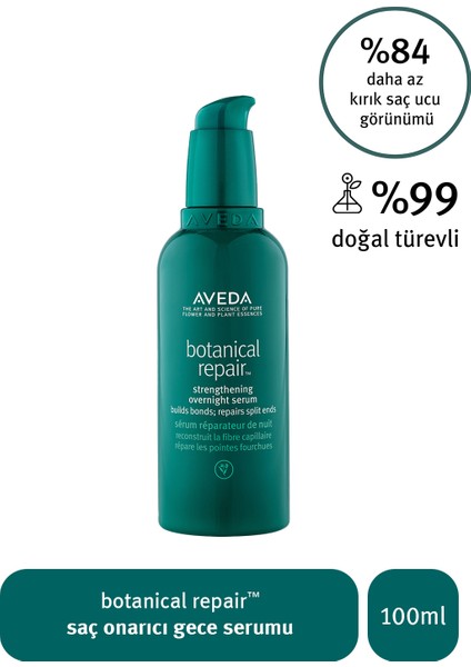 Saç Onarıcı Gece Serumu 100 ml Yoğun Onarım ve Kırık Uç Azaltıcı Bitkisel Yağ Formülü fiyatları