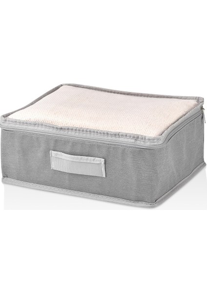 6 Parça Valiz Düzenleyici Set Farklı Boy 36x27x13 cm Antrasit Polipropilen Seyahat Organizeri