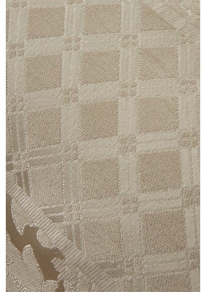 Tuğba Çift Kişilik 8 Parça Nakışlı Düz Desen Gold Renk Çeyiz Seti 200x220 cm