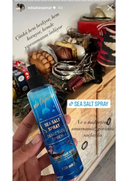 Diamond Hair Series Deniz Tuzu Etkili 150 ml Doğal Dalga Saç Şekillendirici Sprey modelleri