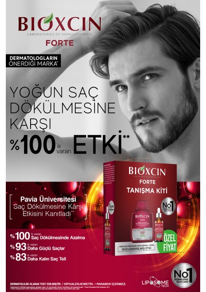 Forte Tanışma Kiti Yoğun Saç Dökülmesine Karşı Bitkisel Şampuan ve Serum 300 ml Normal Saçlar indirimleri