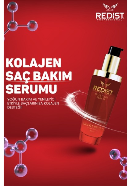 Collagen Saç Bakım Serumu 100 ml Güçlendirici Parlaklık ve Canlılık Veren Yoğun Formül