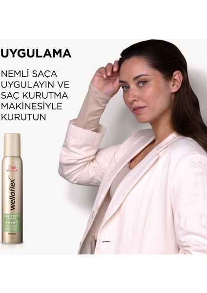 Wellaflex Saç Köpüğü 200 ml Ultra Güçlü Tutuş Tüm Saç Tiplerine Uygun Esnek Şekillendirme