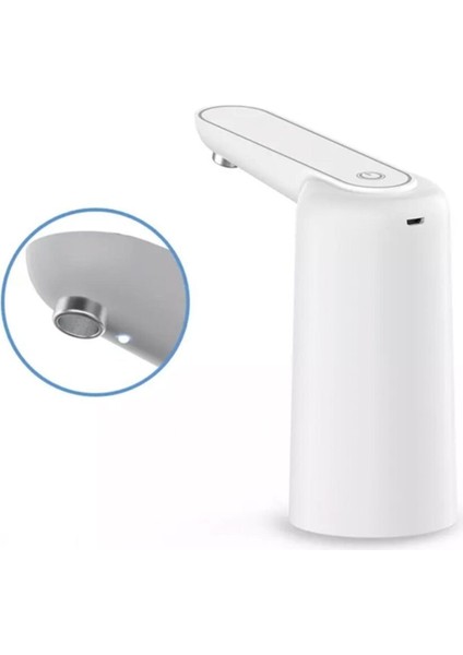 AP-136FB Şarjlı Taşınabilir Damacana Su Pompası Gece Aydınlatma Özellikli