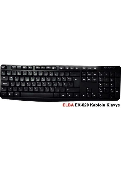 Standart USB Kablolu Klavye Siyah Kare Tuş Tasarımı Ev ve Ofis Kullanımına Uygun modelleri