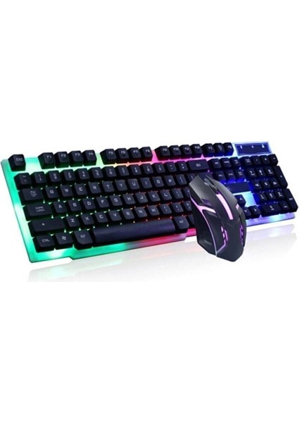 PL-357 Oyuncu Işıklı Klavye Mouse Set fırsatları