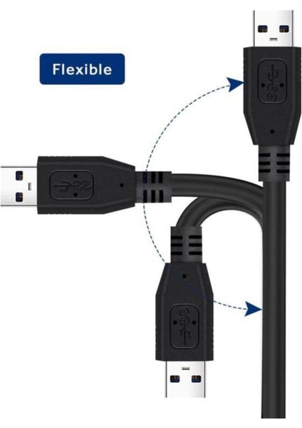 USB 2.0 Uzatma Kablosu 3 Metre 12Mbps Hız Tüm USB Cihazlarla Uyumlu Kompakt Tasarım fırsatları